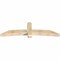 Ekena Millwork Bellingham Rough Sawn Timber Gable Bracket, Douglas Fir, 84"W x 24"H x 6"D x 6"F, 7/12 Pitch GBW084X24X0606BEL00RDF - alternate 2